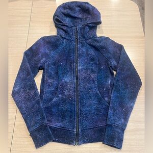 Lululemon Galaxy Full Zip Scuba Hoodie Size 4